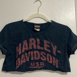 Harley Davidson Crop Short Sleeve